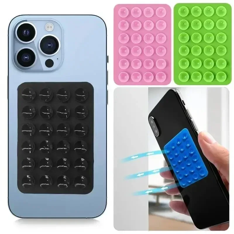 Phone Accessories - Silicon Adhesive Smartphones Stand Sticky Non