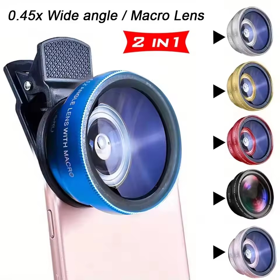 2 In 1 Clip-on Fish Eye Magnif - огляд і ціна Lens Camera Clip