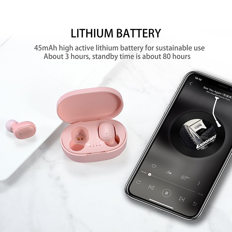 A6S TWS Earphones Wireless Blu - огляд і ціна Bluetooth Earphone Tws
