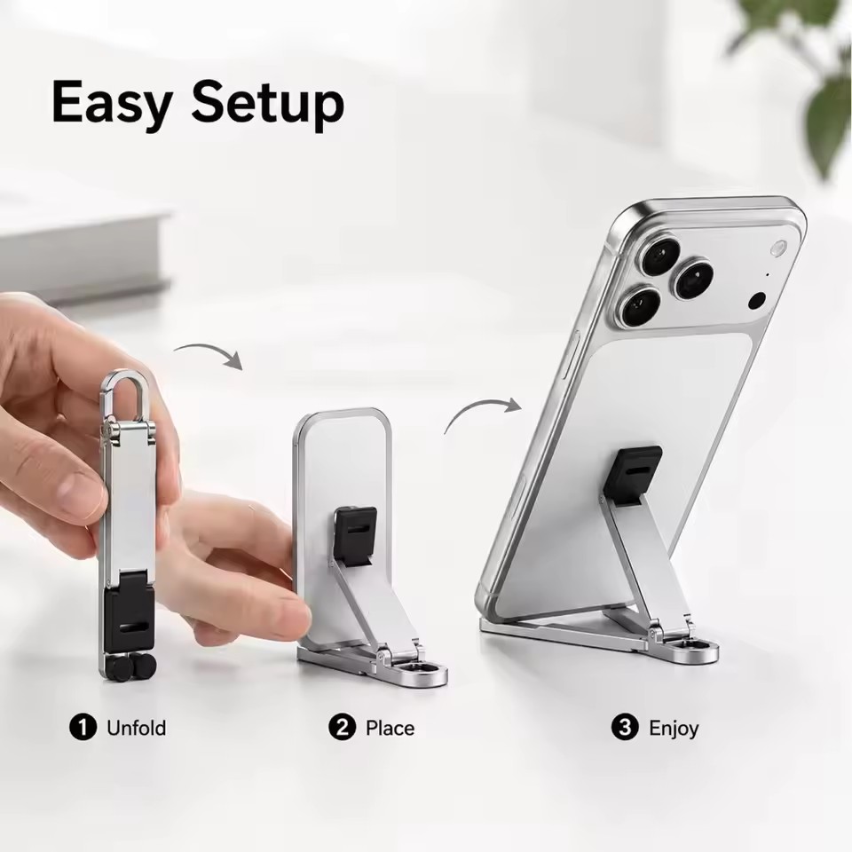 Foldable Keychain Phone Stand  - огляд і ціна Desk Phone Stand