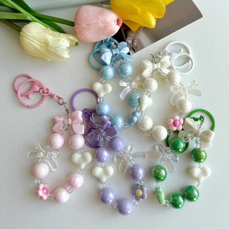 NEW Candy Color Heart Bow Bead - огляд і ціна Phone Accessories For Teens
