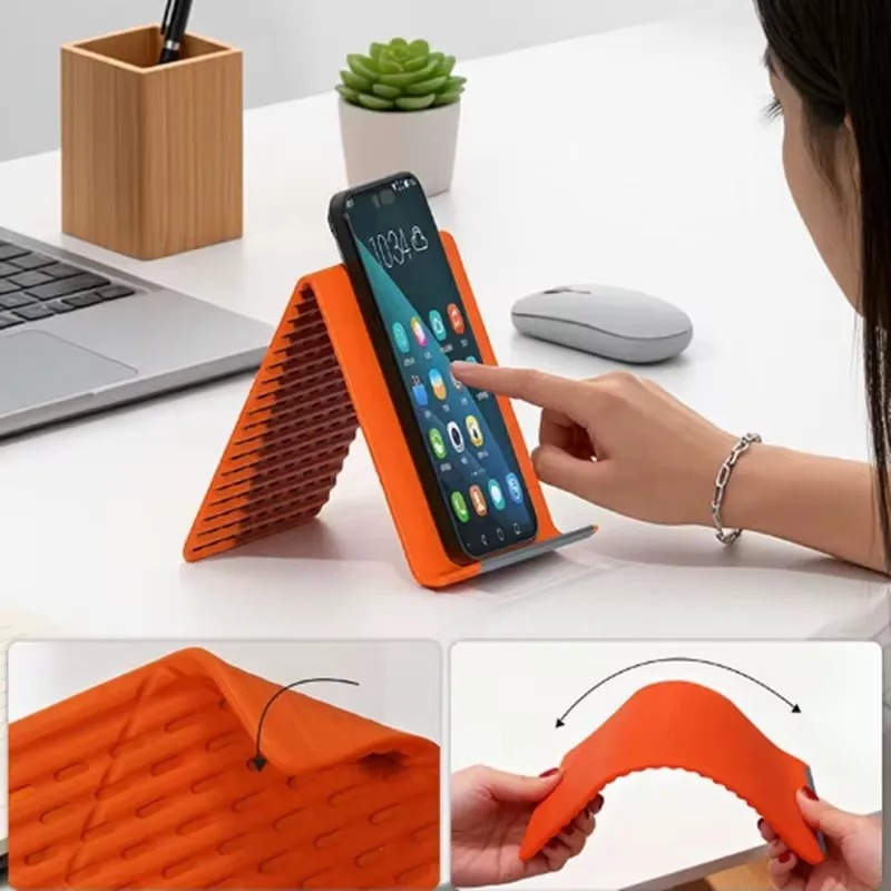 Flexible Foldable Silicone Pho - огляд і ціна Desk Phone Stand