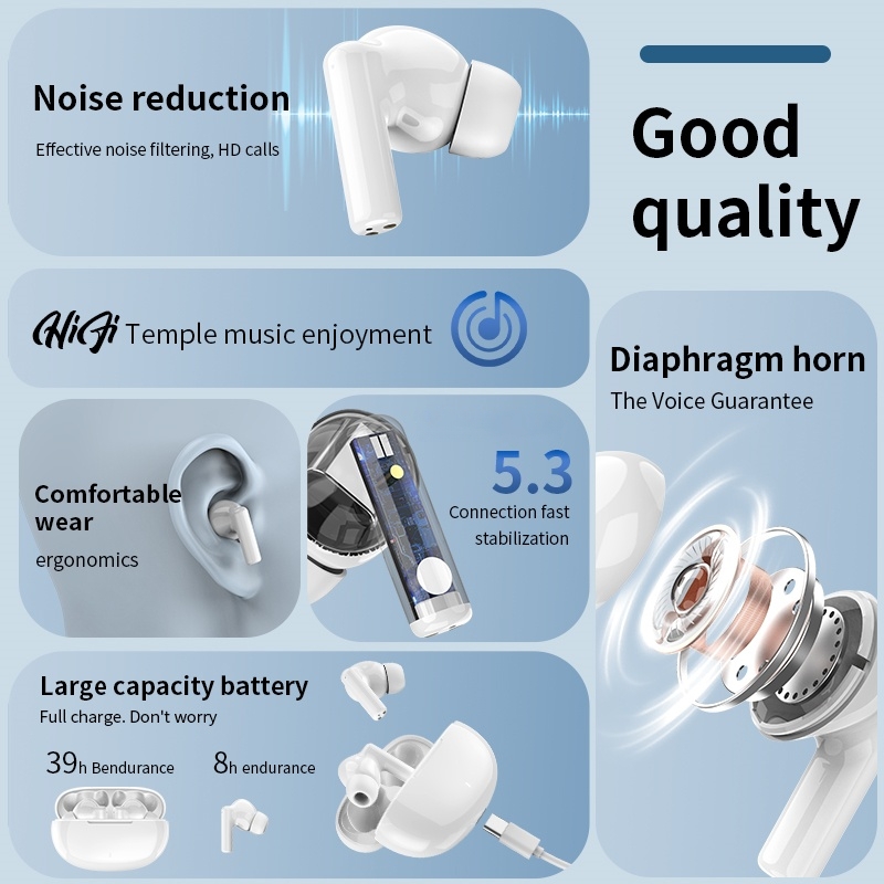 New wireless Bluetooth headset - огляд і ціна Bluetooth Earphone Tws