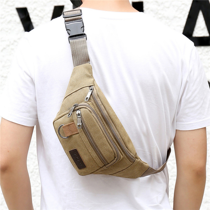 Chest Bag Canvas Waist Bag Wom - огляд і ціна Phone Accessories Men