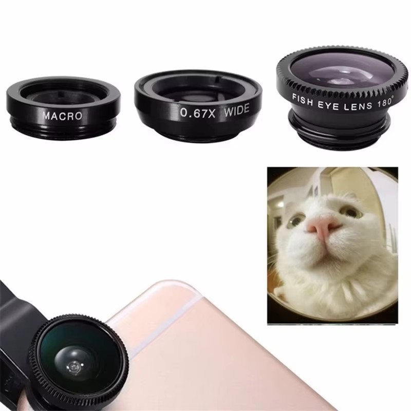 3 In 1 Fisheye Phone Lens 0.67 - огляд і ціна Lens Camera Clip