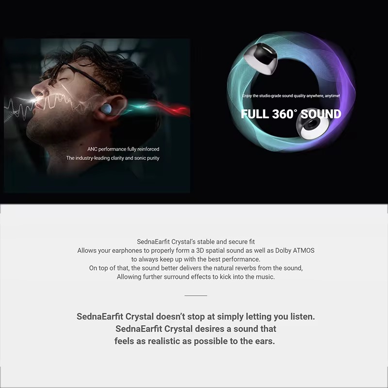 AZLA SednaEarfit Crystal Earti - огляд і ціна Bluetooth Earphone Tws