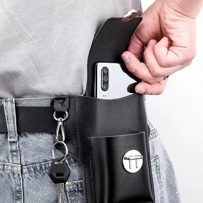 Fashion Men Multi-function PU  - огляд і ціна Phone Accessories Men