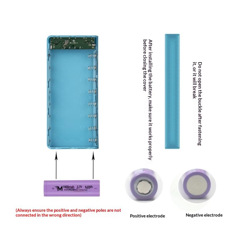 1pc DIY 8*18650 Battery Power  - огляд і ціна Phone Accessories Types