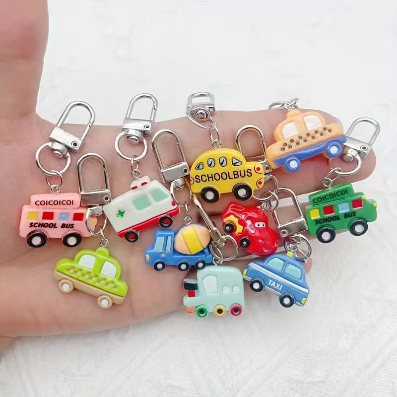 10pcs resin cartoon car keycha - огляд і ціна Phone Accessories