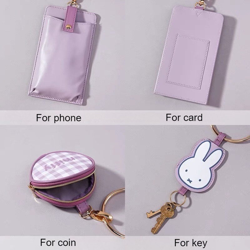 Miffy Kawaii Phone Pouch Set C - огляд і ціна Phone Accessories For Teens