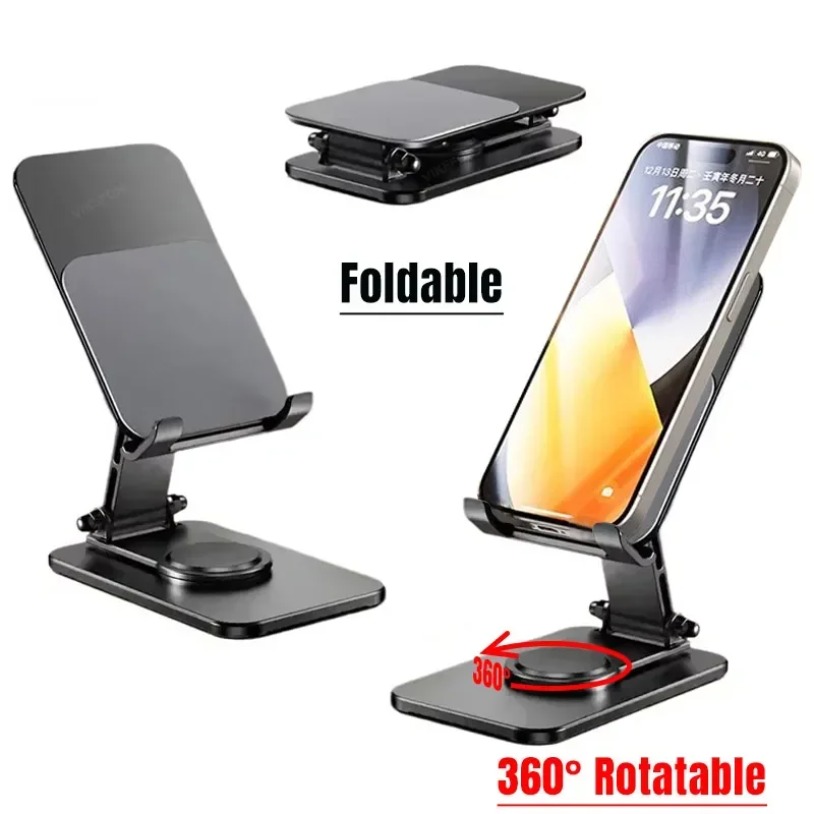 360° Rotatable Metal Phone Hol - огляд і ціна Desk Phone Stand
